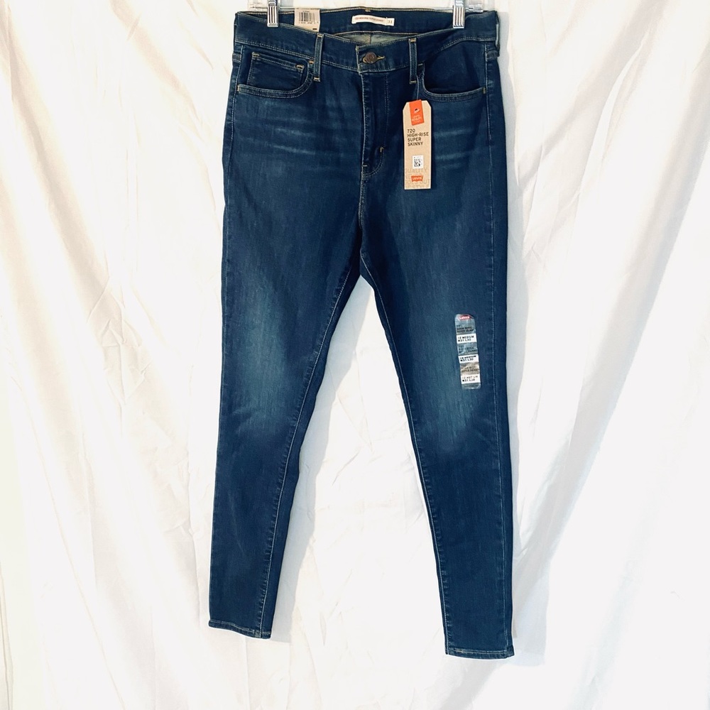 Levi’s 720 High-Rise Super Skinny women’s jeans NWT - Picture 3 of 12